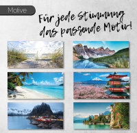 Timr 3-Monatskalender 2026 Bilder - Wandkalender 3 Monate mit Schieber zum Aufhängen - Bildkalender 6 Motive zum wechseln - 81 cm - mehrsprachig D GB F E - tr336