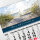 Timr 3-Monatskalender 2026 Bilder - Wandkalender 3 Monate mit Schieber zum Aufhängen - Bildkalender 6 Motive zum wechseln - 81 cm - mehrsprachig D GB F E - tr336