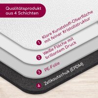 younikat Mauspad mit Lofoten Motiv I Ø 22 cm rund I Mousepad in Standard-Größe I rutschfest I Berge I you0111
