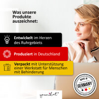 younikat Mauspad mit Lofoten Motiv I Ø 22 cm rund I Mousepad in Standard-Größe I rutschfest I Berge I you0111