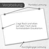 Blanko Schreibtischunterlage I DIN A2 I 40 Blatt I aus Papier zum Abreißen I Skizzenblock I zum Beschreiben und Bemalen I Zeichenblock I Papierunterlage I Bastelunterlage I FSC I XL-Malblock I dv194