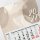 Timr 4-Monatskalender 2027 - Wandkalender 4 Monate mit Schieber - 90 cm Viermonatskalender mehrsprachig D/GB/F/ES I Motiv Beige I tr431