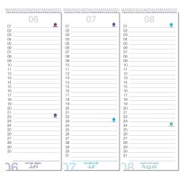 1 Geburtstags-Kalender mit Sternzeichen I dv_192 I 105 x 297 mm 