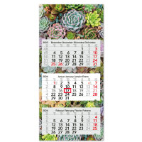 3-Monatskalender 2024 Pflanzen I Wandkalender 3 Monate I...
