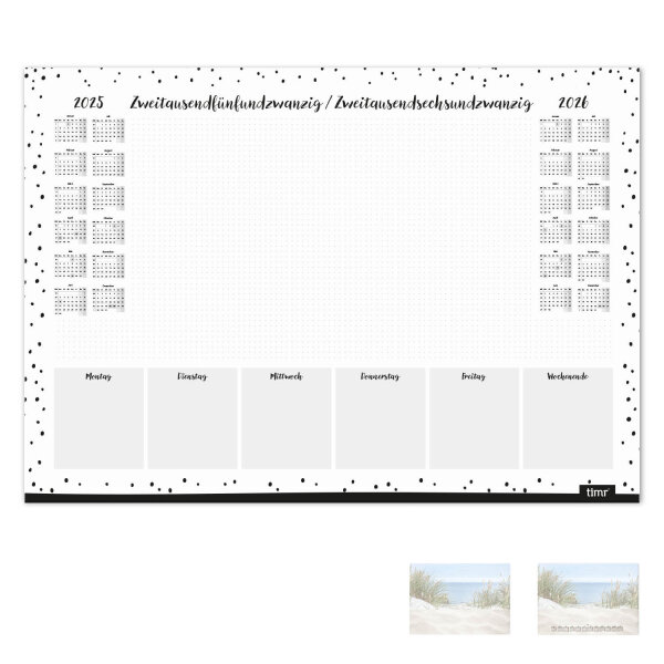 timr Schreibtischunterlage Eukalyptus A2 und A3