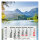 Timr 6-Monatskalender - Wandkalender 6 Monate mit Schieber - 95 cm Sechsmonatskalender mehrsprachig D / GB / F / ES