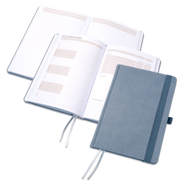Wochenplaner A5 01 - Blau