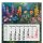 3-Monatskalender I Wandkalender 3 Monate I 33 x 70 cm I mehrsprachig D/GB/F/ES