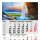 3-Monatskalender I Fußleisten-Jahreskalender 30 x 53 cm I mehrsprachig D/GB/F/I/E/NL