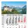 3-Monatskalender I Fußleisten-Jahreskalender 30 x 53 cm I mehrsprachig D/GB/F/I/E/NL
